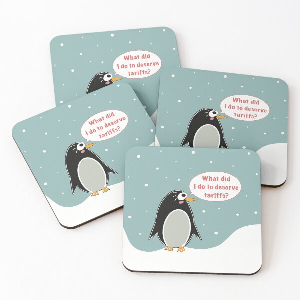 Item preview, Tariffed Penguin designed and sold by Cupie Corner.