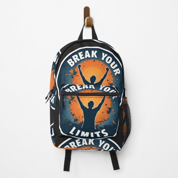 Item preview, BREAK YOUR LIMITS – Motivational Triathlon Athlete Design designed and sold by Triathlongram.