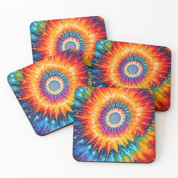 Item preview, Intricate Tie Dye Art – Trippy Colorful Pattern – Psychedelic Detailed Design designed and sold by CattlettArt.