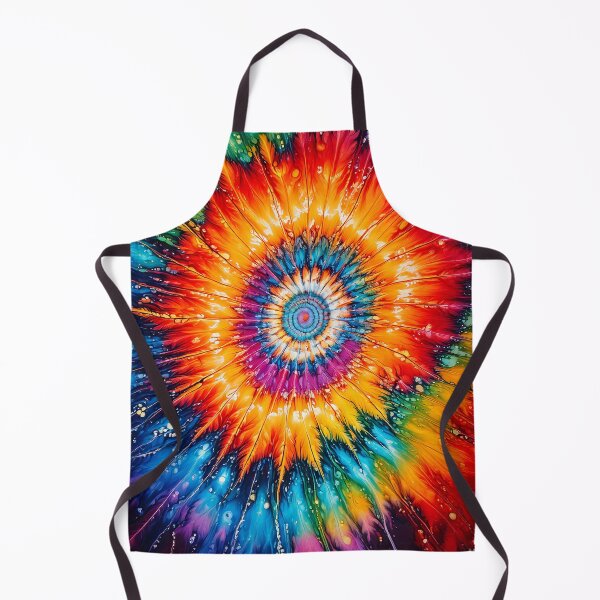 Aperçu de l'œuvre Art Tie Dye complexe – Motif coloré trippant – Design détaillé psychédélique créée et vendue par CattlettArt.