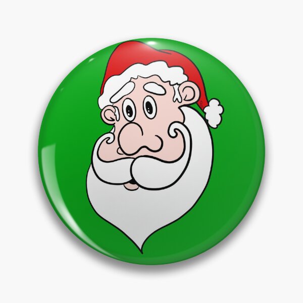 Item preview, Santa Head designed and sold by Kate Miller Illustrator.