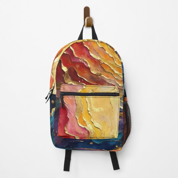 Item preview, Celestial Ember – Radiant Gold Flake Abstract designed and sold by BlindCatCreative.