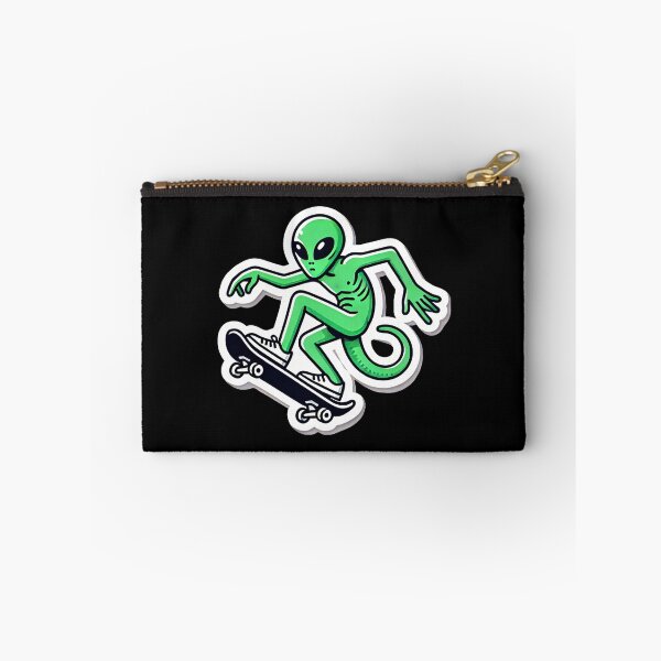 Item preview, Skateboarding Alien designed and sold by PinUpPizzazz.