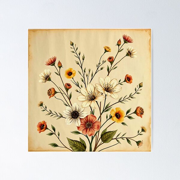 Aperçu de l'œuvre Bouquet de fleurs sauvages créée et vendue par WildflowersArtworks.
