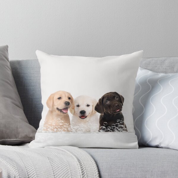 Item preview, Three Puppies in Bathtub, Neutral Print, Puppy Bathing, Animals in Bathtub Art by Synplus designed and sold by synplus.