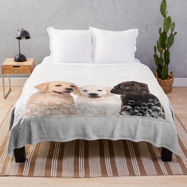 Item preview, Three Puppies in Bathtub, Neutral Print, Puppy Bathing, Animals in Bathtub Art by Synplus designed and sold by synplus.