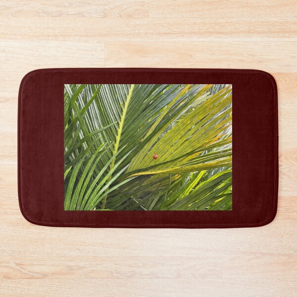 Item preview, Ladybug on a palm bush designed and sold by Easley-Does-It.