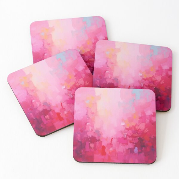 Item preview, Electric Bloom – Bold Pink Abstract designed and sold by BlindCatCreative.