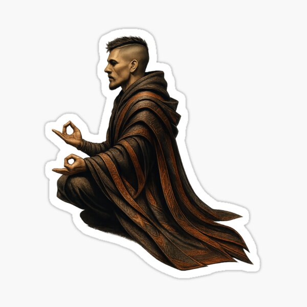 Item preview, Monk Mode Warrior – Urban Monk Series designed and sold by Mōnk Mode Society.