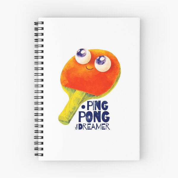 Item preview, Ping Pong Dreamer - Whimsical Paddle Art designed and sold by miaa-artistshop.