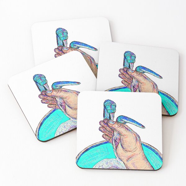Item preview, Hand washing under the tap in the sink designed and sold by SHARON NAKAR.