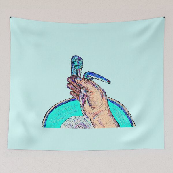 Item preview, Hand washing under the tap in the sink designed and sold by SHARON NAKAR.