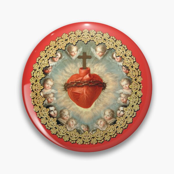 Item preview, Sacred Heart of Jesus Spanish Sagrado Corazon Detente Catholic Prayer Bi-lingual 210 designed and sold by hispanicworld.