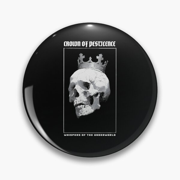 Item preview, Crown of Pestilence VX. Medieval skull style design by shadowinkedartwork. Whispers of the underworld. designed and sold by shadowinkedart.
