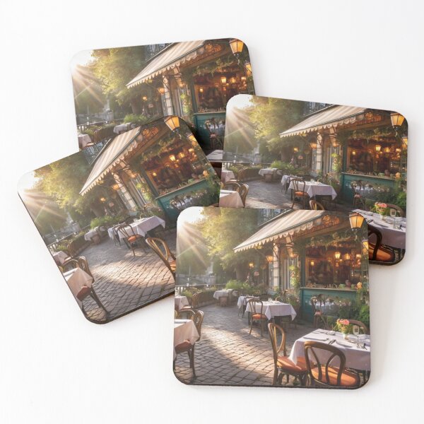 Item preview, A Whimsical Restaurant Along the Enchanted Canal designed and sold by BlareBlare.