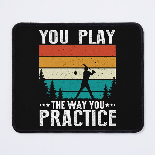 Item preview, Baseball Practice Retro Baseball Sport Art designed and sold by Back2Collage.