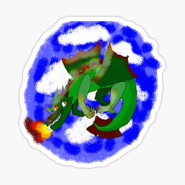 Artikel-Vorschau von Drache fliegt in den Himmel, designt und verkauft von BBarrMedia.