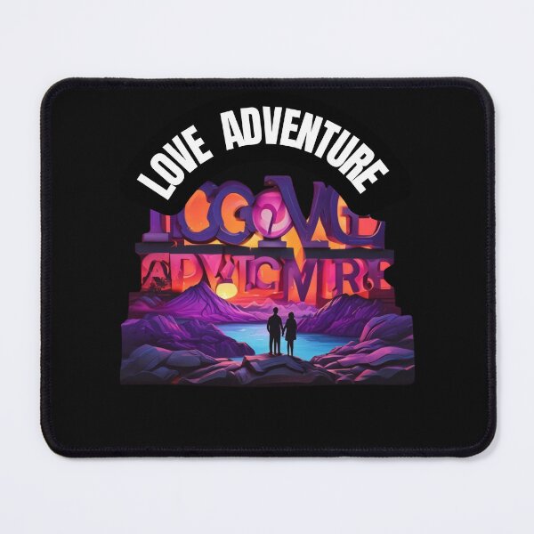 Item preview, LOVE ADVENTURE AWAITS: Bold T-Shirt Design for Travel Lovers designed and sold by Mikel-empire.