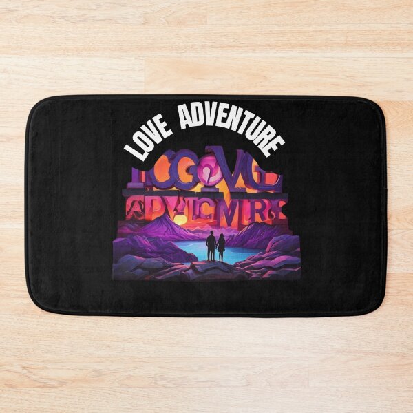 Item preview, LOVE ADVENTURE AWAITS: Bold T-Shirt Design for Travel Lovers designed and sold by Mikel-empire.