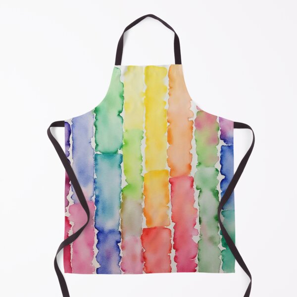 Item preview, Prismatic Stripes – Vertical Rainbow Watercolor designed and sold by BlindCatCreative.