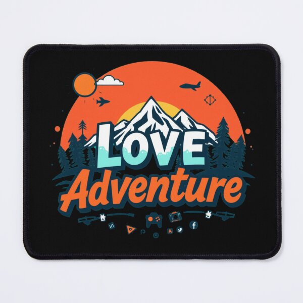 Item preview, LOVER'S ADVENTURE : Bold T-Shirt Design for Travel Lovers designed and sold by Mikel-empire.