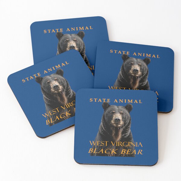 Item preview, West Virginia Territory Animal The Black Colored Bear designed and sold by taiche.