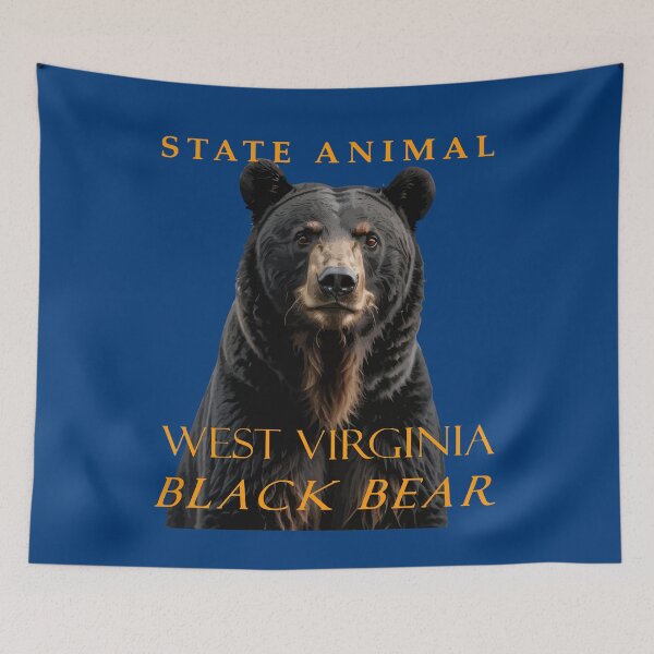 Item preview, West Virginia Territory Animal The Black Colored Bear designed and sold by taiche.