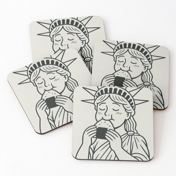Item preview, Liberty Loves Onigiri designed and sold by WaGlobal.