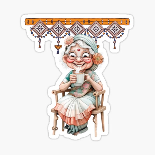 Item preview, Chai with Grandma designed and sold by DoodleVverrse.