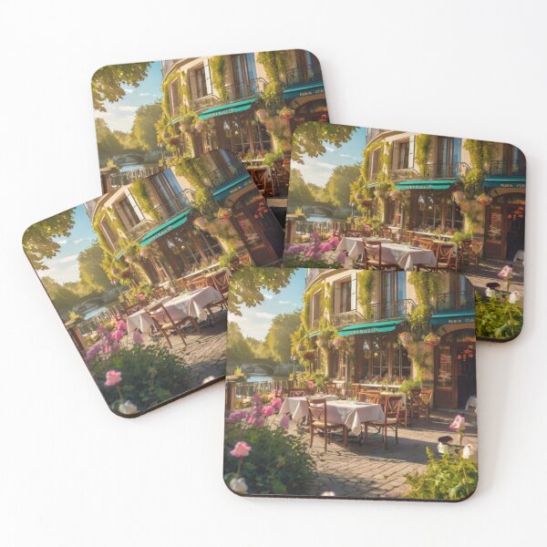 Item preview, Floral Fairytale: A Parisian Bistro by the Water designed and sold by BlareBlare.