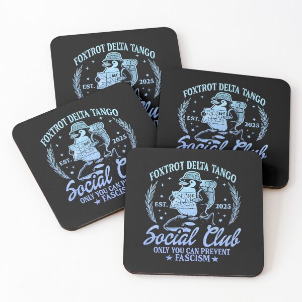 Item preview, Resist Penguin Foxtrot Delta Tango Social Club Only You Can Prevent Fascism designed and sold by MackenzieBin.