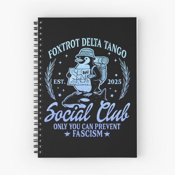 Item preview, Resist Penguin Foxtrot Delta Tango Social Club Only You Can Prevent Fascism designed and sold by MackenzieBin.