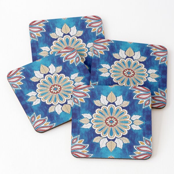 Item preview, Moroccan Floral - sapphire designed and sold by jenuinedesigns.
