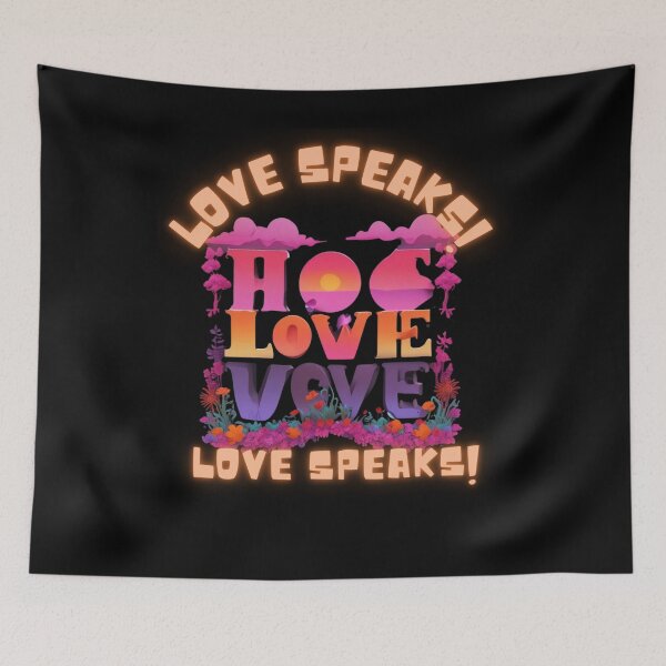 Item preview, Love SPEAKS T-Shirt – Inspiring, Bold & Meaningful Statement Tee designed and sold by Mikel-empire.