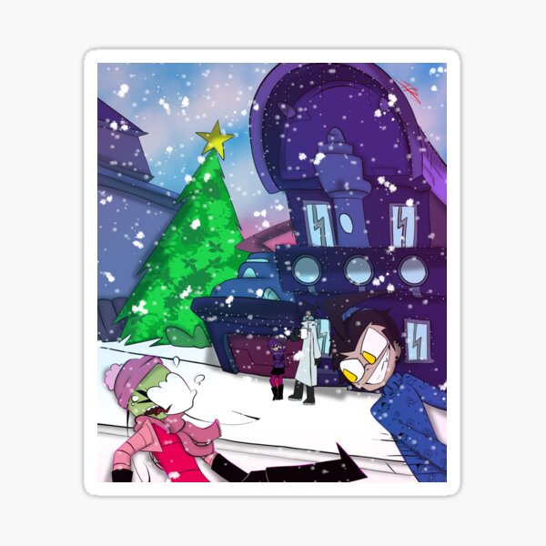 Item preview, Invader zim snow day! designed and sold by CryptidLoserr.