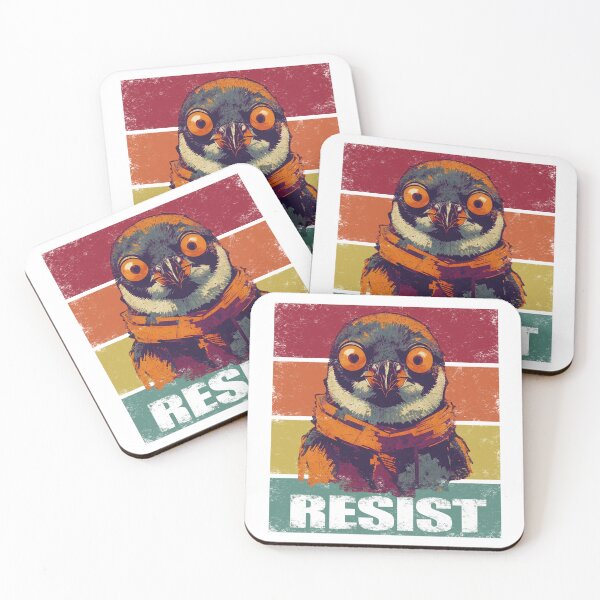 Item preview, Resist Penguin. designed and sold by EunsooLee.