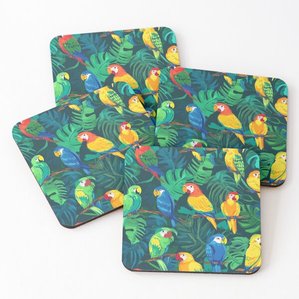 Item preview, Everybirdy Parrots Pattern 4 2025 designed and sold by GrinGalore.