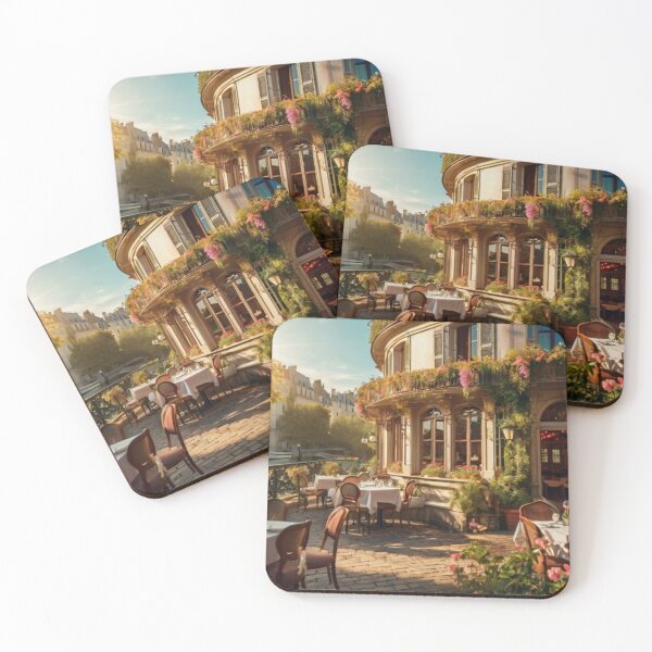 Item preview, Paris in Bloom: A Storybook Restaurant by the Canal designed and sold by BlareBlare.