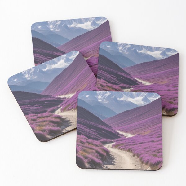 Item preview, Purple way on mountain designed and sold by SKYSHOP007.