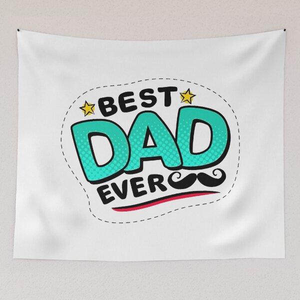 Item preview, Best Dad Ever, Pop Art Style. designed and sold by graphic-genie.
