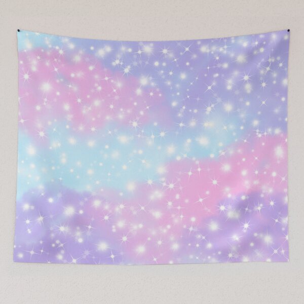 Item preview, Cosmic Calm – Sparkling Pastel Cloudscape designed and sold by MagicContOasis.