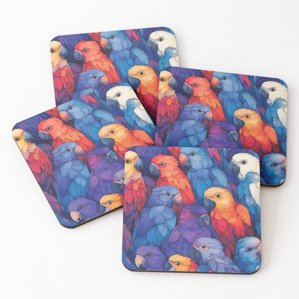 Item preview, Everybirdy Parrots Pattern 5 2025 designed and sold by GrinGalore.