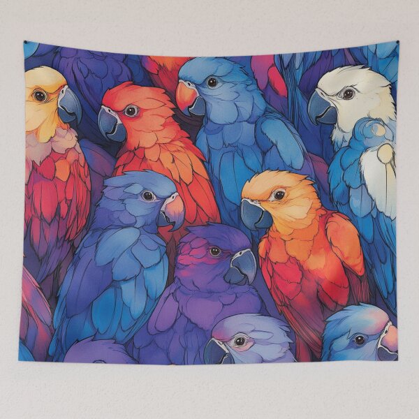 Item preview, Everybirdy Parrots Pattern 5 2025 designed and sold by GrinGalore.