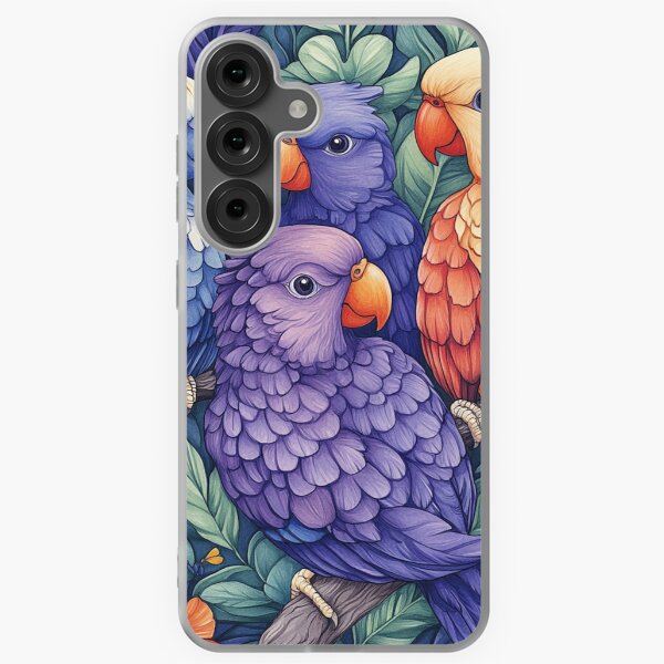 Item preview, Everybirdy Parrots Pattern 6 2025 designed and sold by GrinGalore.