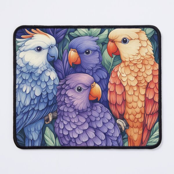 Item preview, Everybirdy Parrots Pattern 6 2025 designed and sold by GrinGalore.