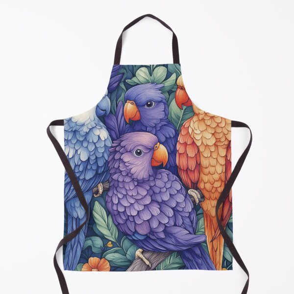 Item preview, Everybirdy Parrots Pattern 6 2025 designed and sold by GrinGalore.