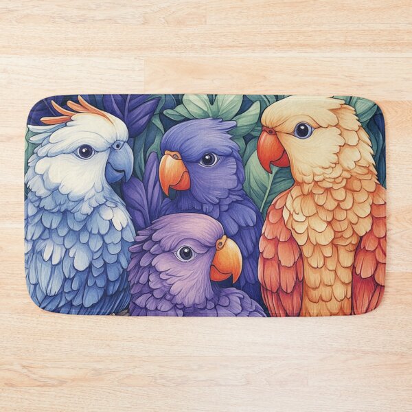 Item preview, Everybirdy Parrots Pattern 6 2025 designed and sold by GrinGalore.
