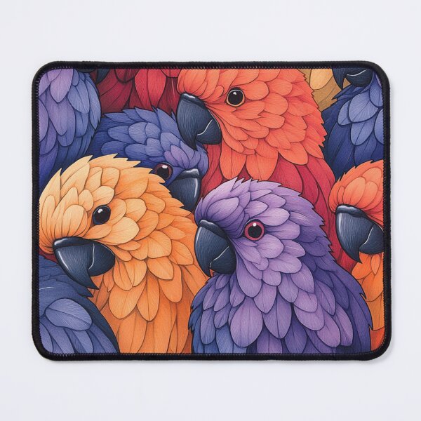 Item preview, Everybirdy Parrots Pattern 7 2025 designed and sold by GrinGalore.