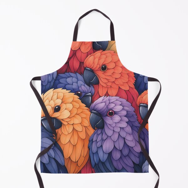 Item preview, Everybirdy Parrots Pattern 7 2025 designed and sold by GrinGalore.