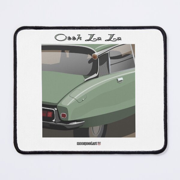 Item preview, Ooh La La Elegant French Classic Retro Car Andre DS ID Flying Saucer Déesse Goddess Vert Mousse Green designed and sold by Steve Kidd Art.